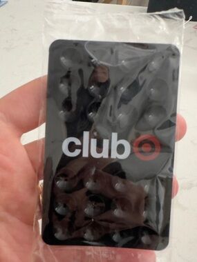 Target Club O Black Suction Phone Grip Mount with Red Logo